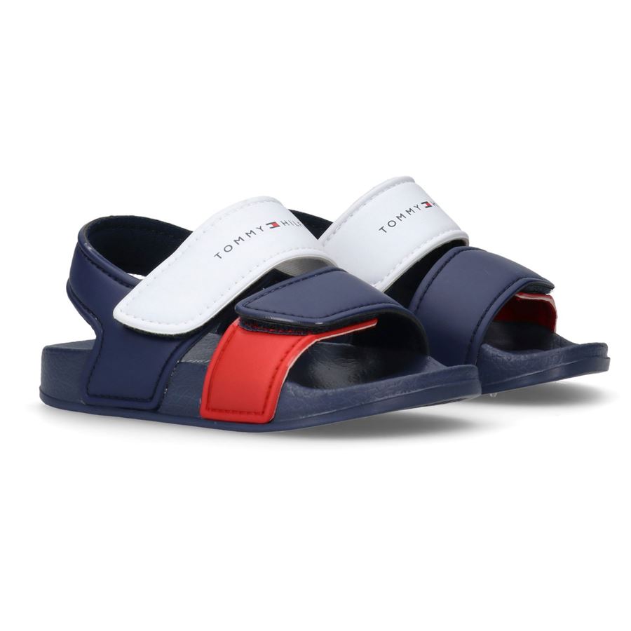 Sandali  da mare color block doppio velcro da bambino Tommy Hilfiger | T1X2339131172Y019X